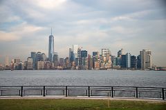 10-01 Hudson River, World Trade Center And Manhattan Financial District From Walk Around Statue Of Liberty